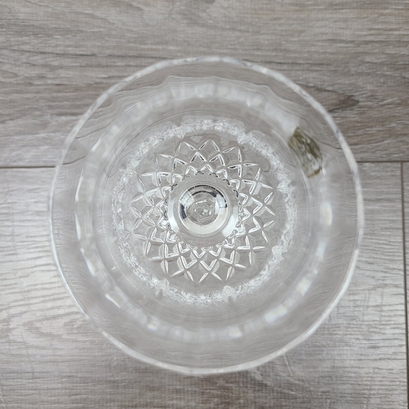 San Remo Set of 4 Italian Capri Crystal Wine Glasses Stemware - Picture 13 of 16